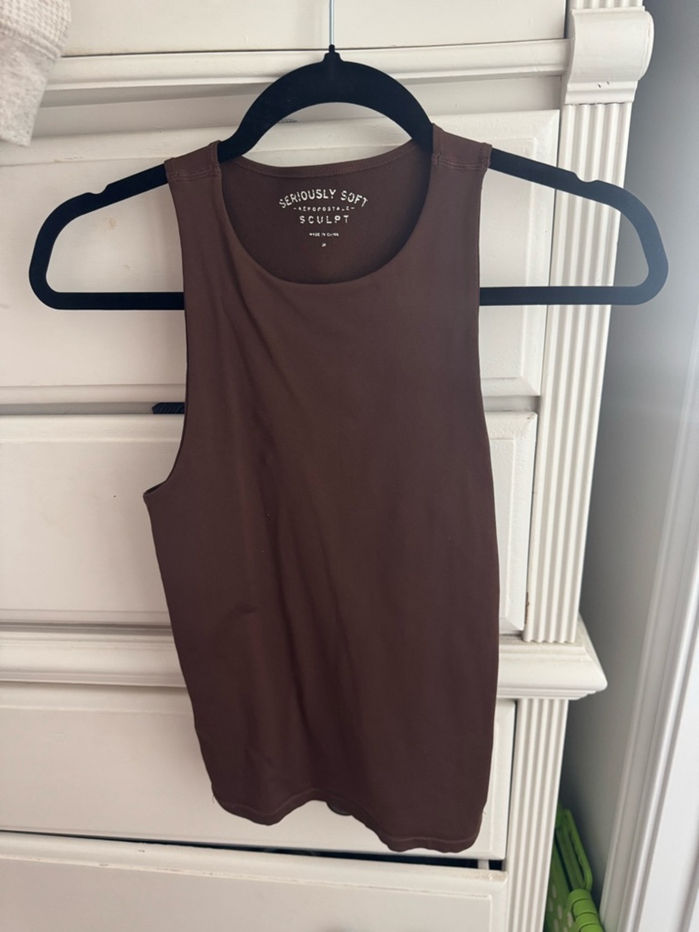 Aeropostale seriously soft Sculpt Brown Women's Tank Top